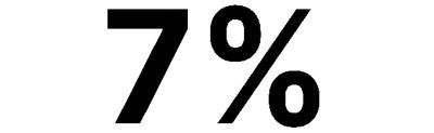 7%