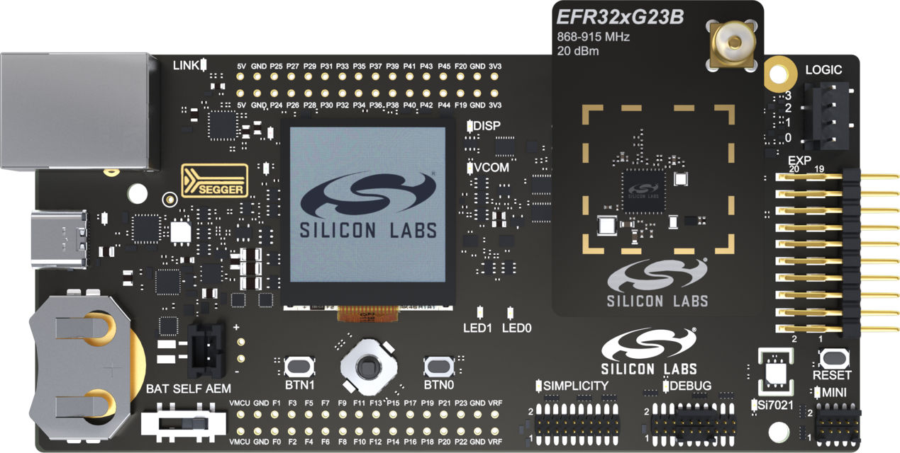 xG28-PK6024A - EFR32xG28 Pro Kit +14 dBm - Silicon Labs