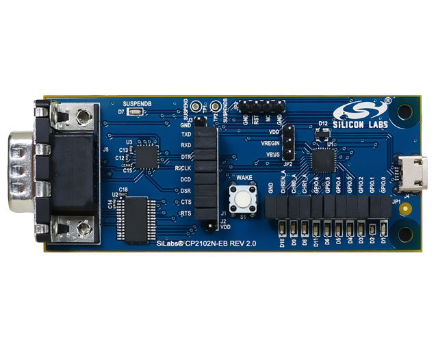 CP2102N USBXpress Bridge Development Kit Silicon Labs