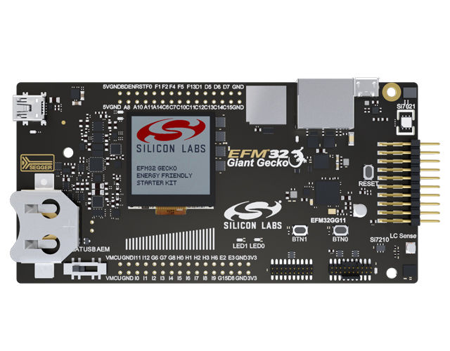 SLSTK3701A EFM32 Giant Gecko S1, GG11 Starter Kit - Silicon Labs