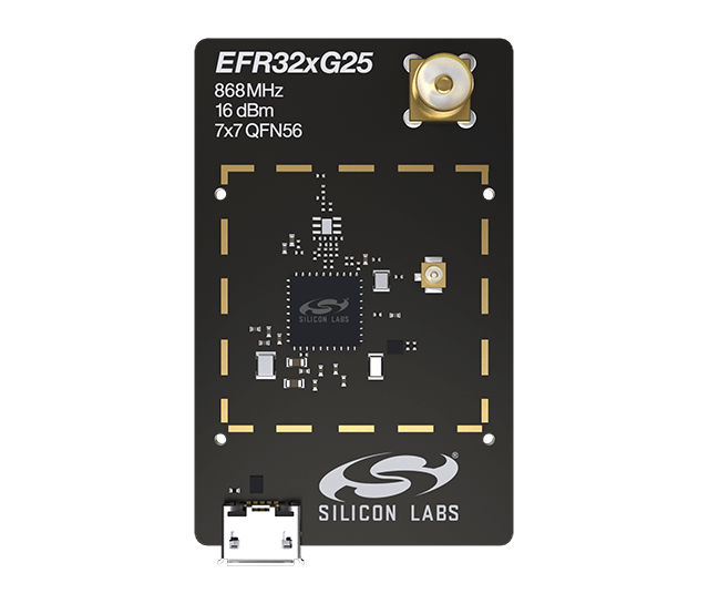 FG25-RB4271 - EFR32FG25 863-876 MHz +16 dBm Radio Board - Silicon Labs