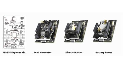 Contents of EFR32xG22E Energy Harvesting Explorer Kit