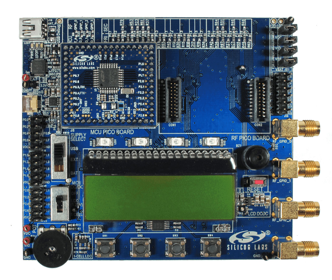 EZRadioPRO Wireless Motherboard Development Kit - Silicon Labs