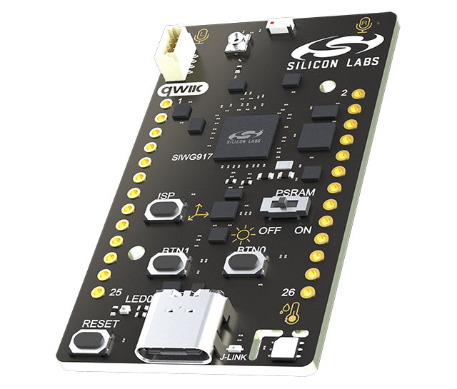 Siwx917 dk2605a dev kit right