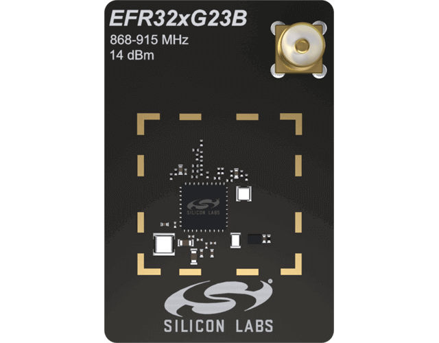 EFR32XG23 868-915 MHz +14 dBm Radio Board - Silicon Labs